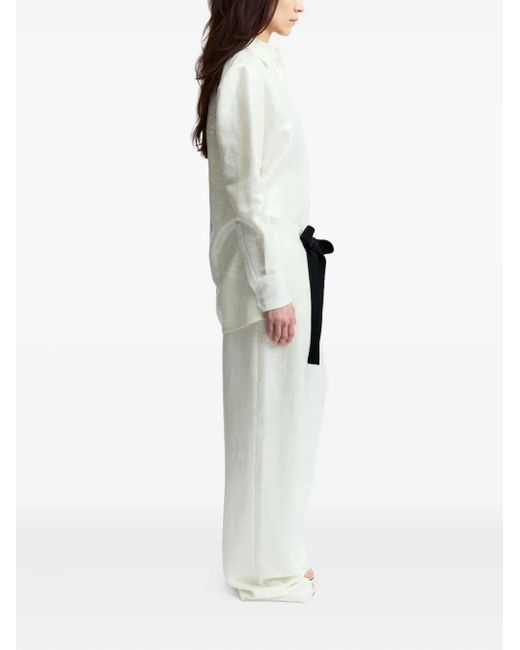 16Arlington White Ima Trousers