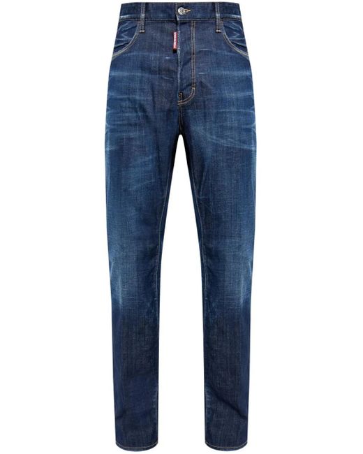 メンズ DSquared² ストレートジーンズ Blue