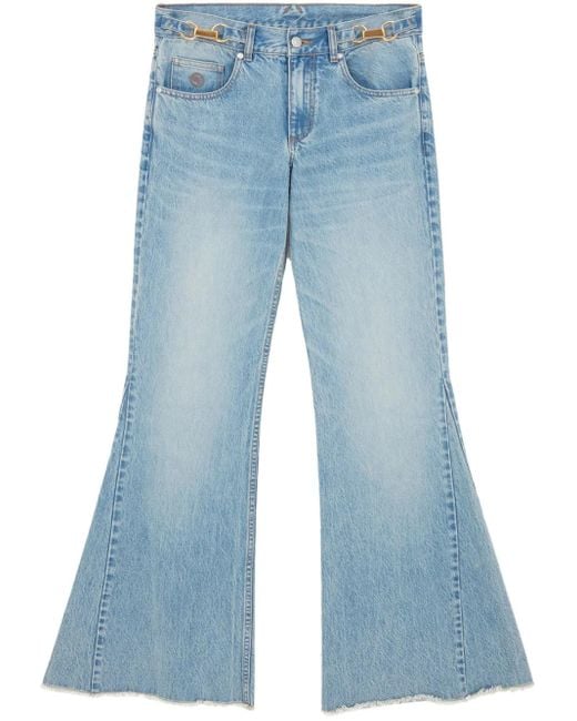 Stella McCartney Blue Flared Jeans