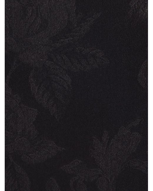 Chloé Black Lace-Detail V-Neck Top