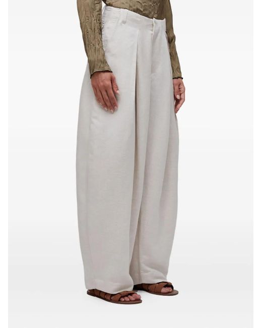 Osklen Gray Pleated Trousers