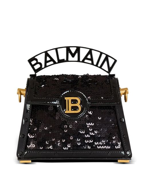 Balmain Black B-Buzz Dynastie Schultertasche