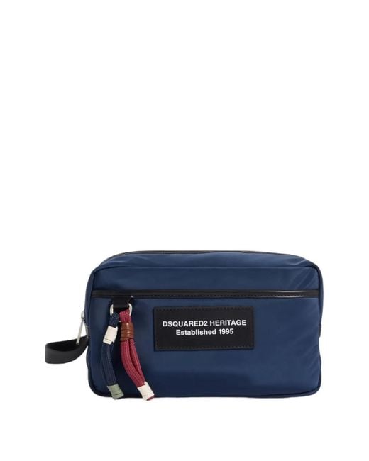 Neceser Heritage DSquared² de hombre de color Blue