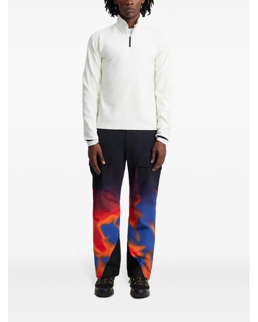Aztech Mountain White Half-Zip Sweatshirt for men