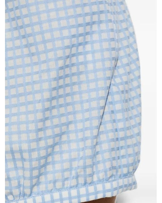 Posse Blue Lila Gingham Shorts