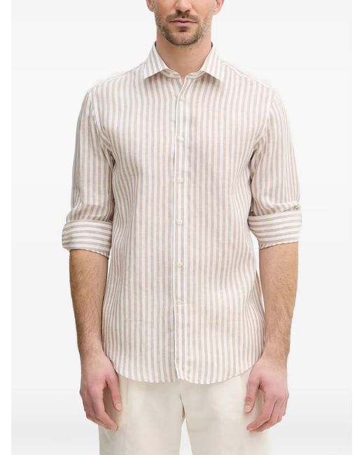 Paul & Shark White Linen Shirt for men