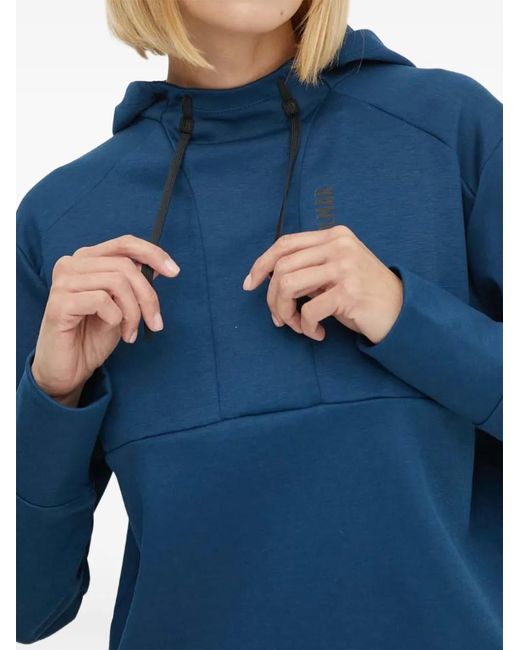 Colmar Blue Logo-Detail Long-Sleeved Hoodie