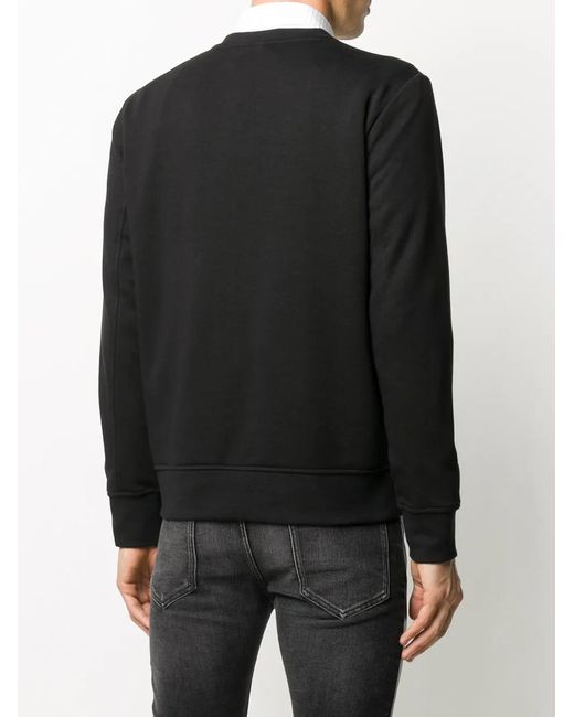 Neil Barrett Black Graphic-Print Sweatshirt for men