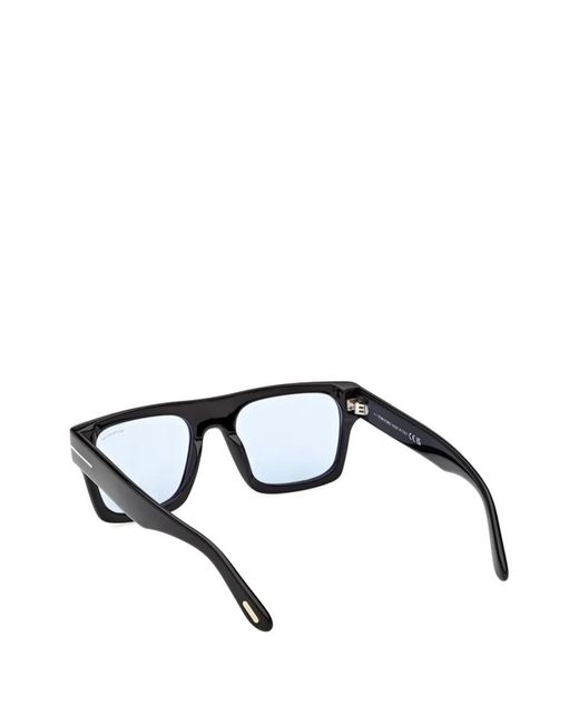 Tom Ford White Square-Frame Sunglasses for men