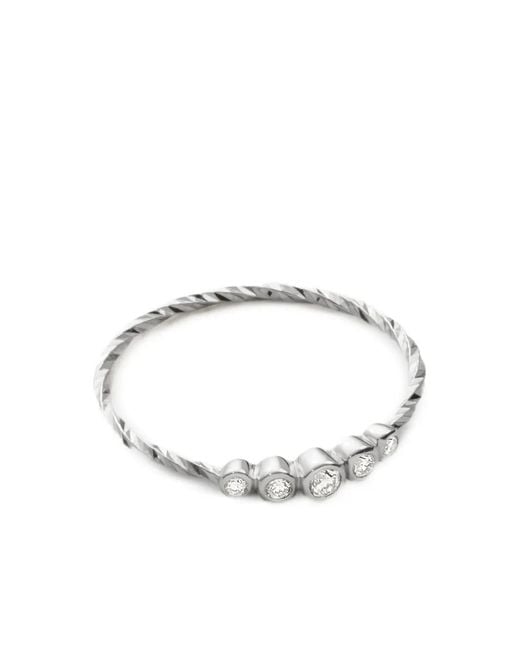 Maria Black White 14K Recycled Ally Lab-Grown Diamonds Ring
