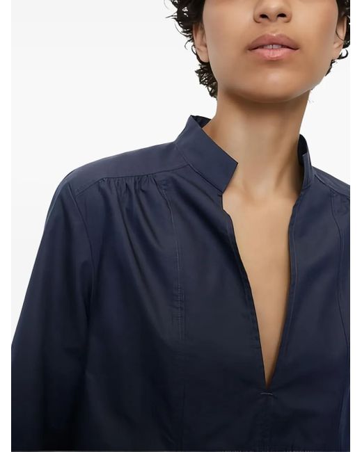 Marc O' Polo Blue Gathered Dress