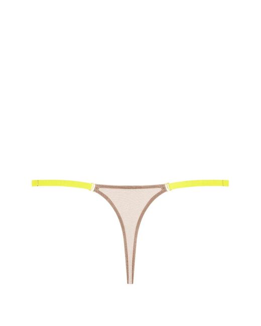 Maison Close White Corps À Corps Mini Thong