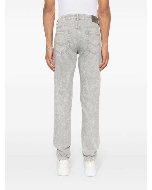 Peserico Jeans Met Marmerprint in het Gray voor heren