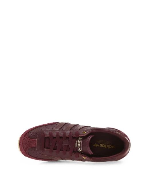 Adidas Brown Japan Leather Sneakers
