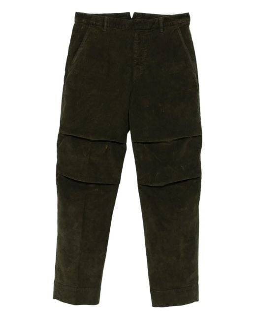 DSquared² Green Layered Cotton Trousers for men