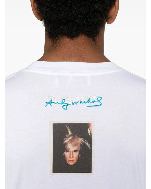Etudes Studio White Andy Warhol T-Shirt for men