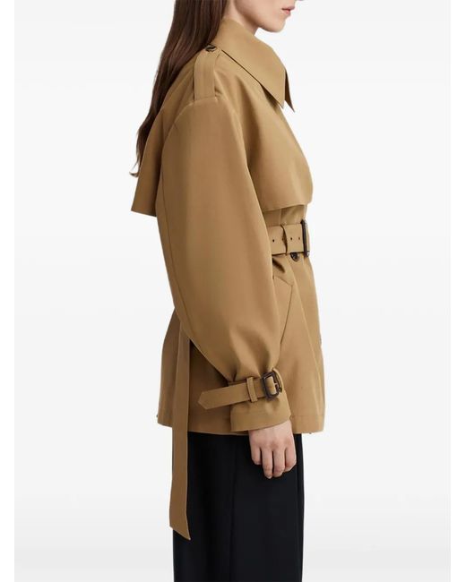 Anna Quan Natural Farren Double-Breasted Trench Coat