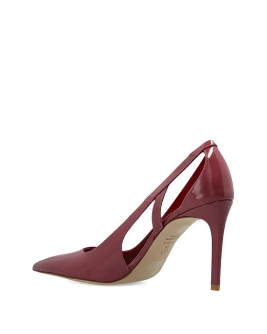 Stuart Weitzman Pink Stuart Power Cutout 85 Pumps