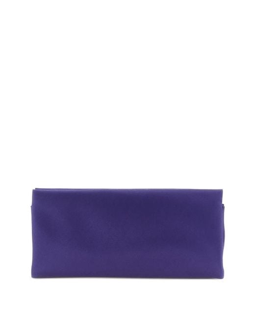 Saint Laurent Purple Evening Clutch