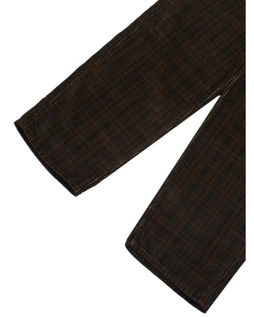 Levi's 578 Baggy Plaid Corduroy Trousers in White for Men | Lyst