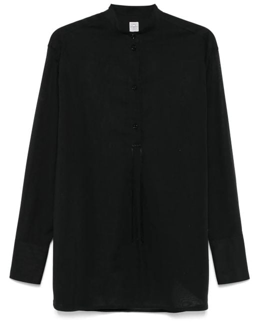 Totema de collar de pie de pie blusa Totême  de color Black