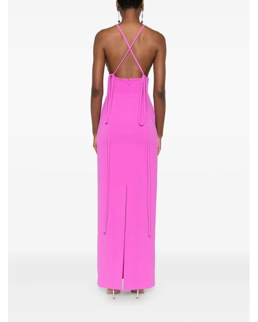 Solace London The Milly マキシドレス ピンク | Lyst