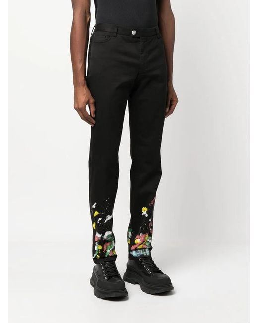 Philipp Plein Black Trouser for men
