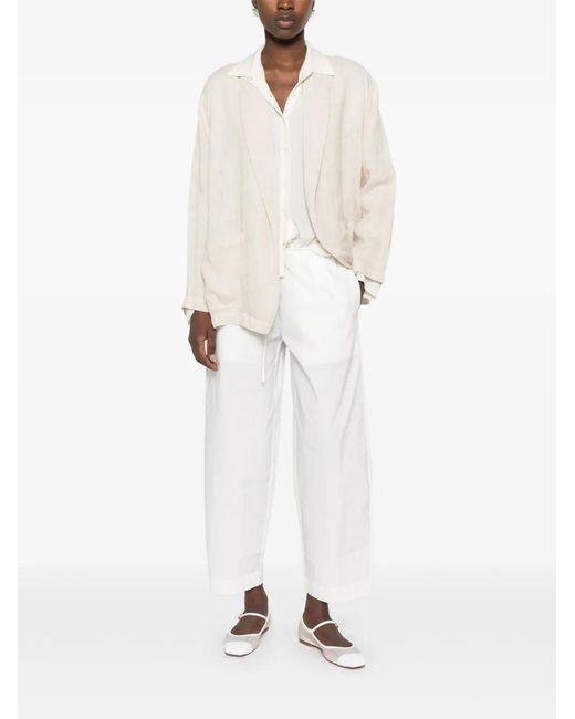Deha White Open-Front Blazer