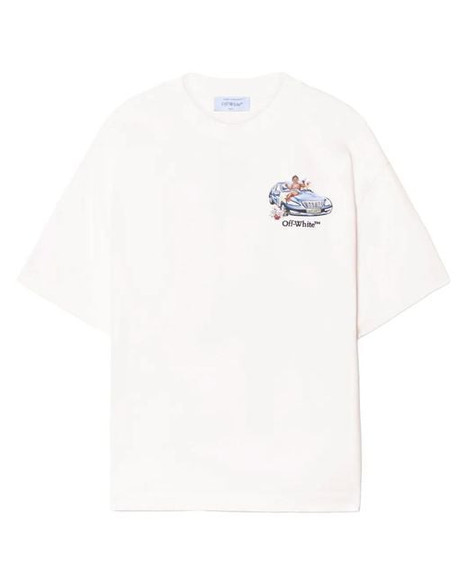 Off-White c/o Virgil Abloh White Fresco Arrow Skate T-Shirt for men