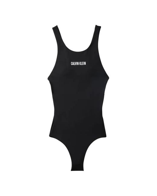 Calvin Klein Black Logo Swimsuit