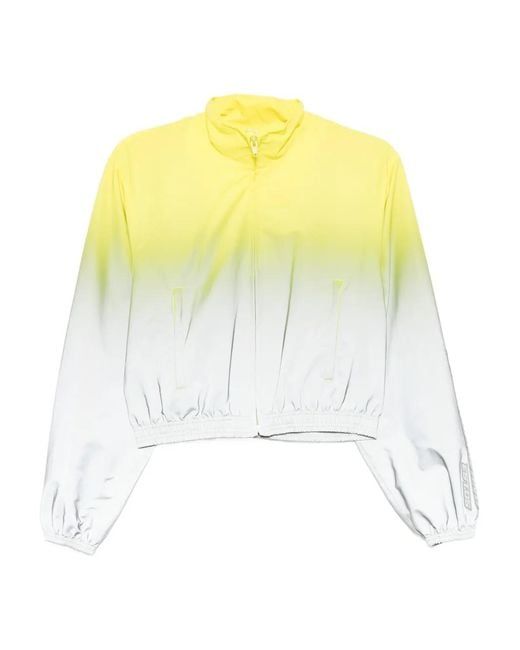 Alexander Wang Yellow Reflective Track Jacket