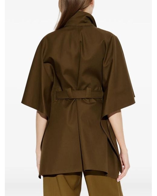 Capa Avenue Con Cinturón Max Mara de color Brown