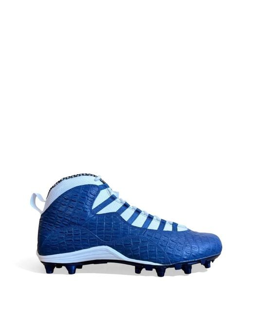 Nike Blue 10 Alpha Molded Cleats for men