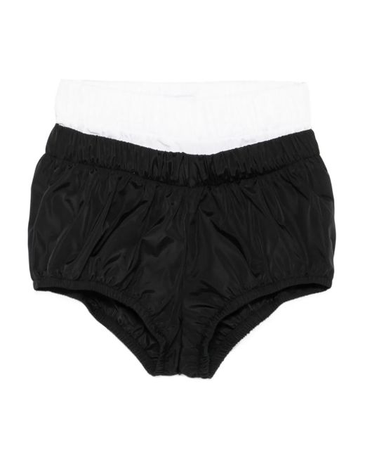 Vestiaire d'un Oiseau Libre パネル ミニショートパンツ Black