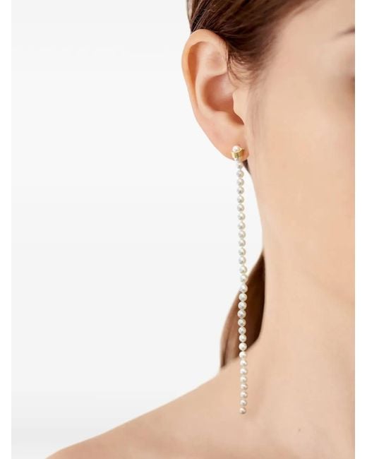 Shihara Brown Node Circle-Shaped Matte Stud