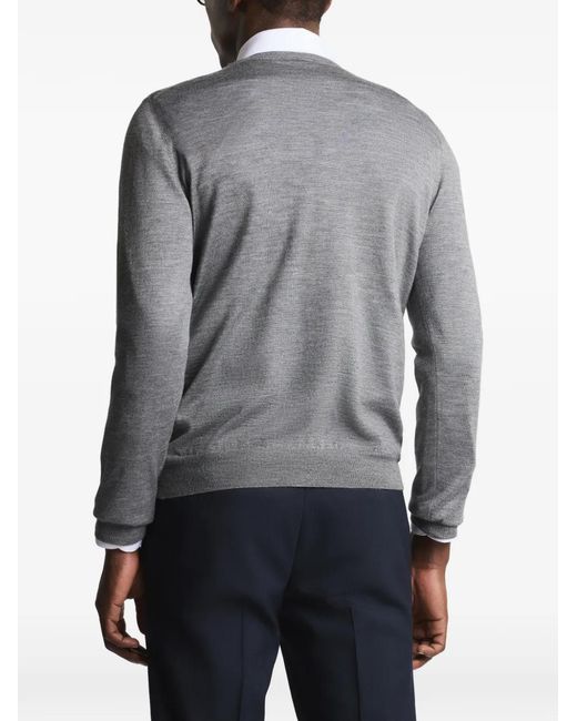 Fay Gray Crew-Neck Sweater for men
