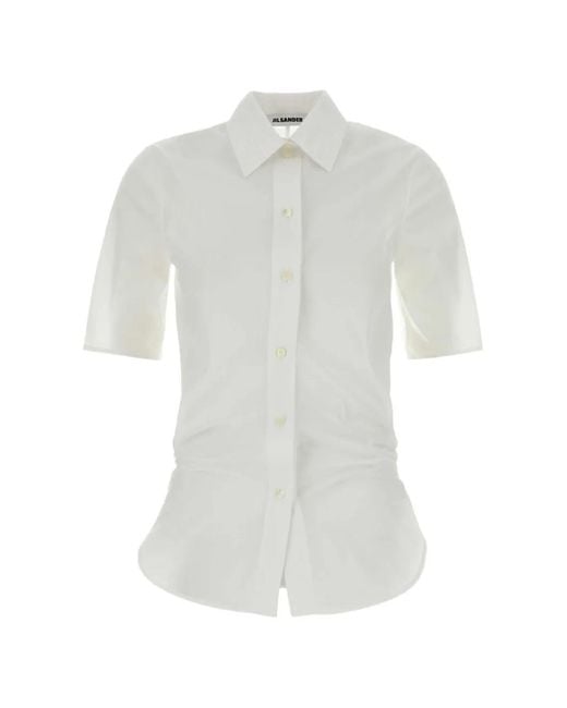 Jil Sander White Short-Sleeved Shirt