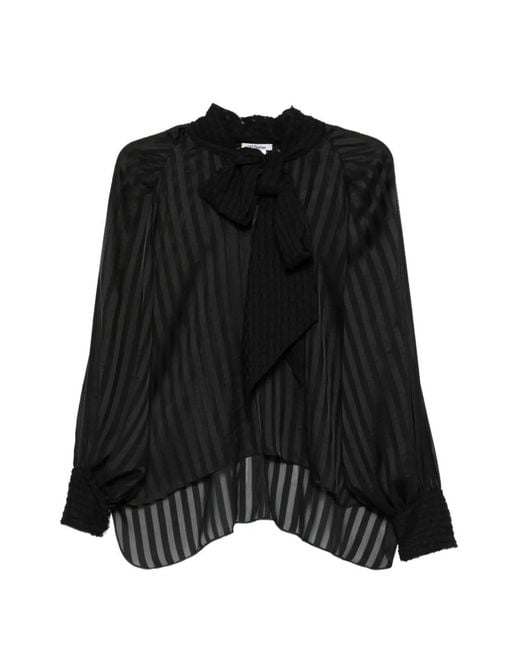 Blusa A Rayas Parlor de color Black