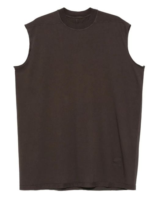 メンズ Rick Owens ノースリーブ Tシャツ Brown