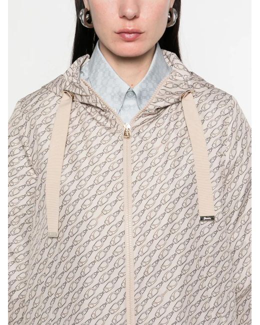 Herno Natural Gemusterte Jacke