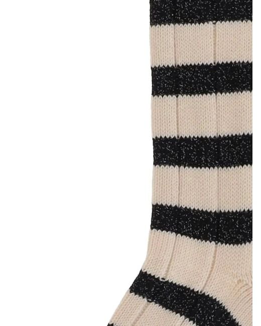 ANT45 Black Dublino Striped Socks
