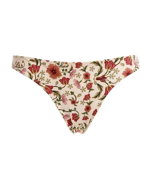 Agua Bendita White Ilu Aura Bikini Bottoms