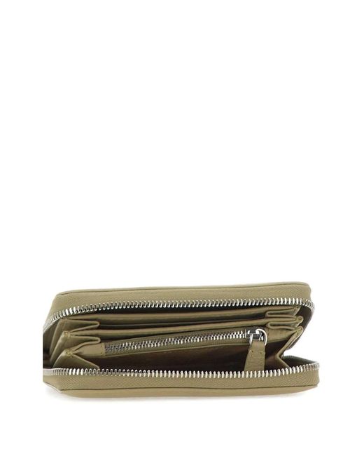 Gianni Chiarini Natural Grain Pebbled Zip Wallet