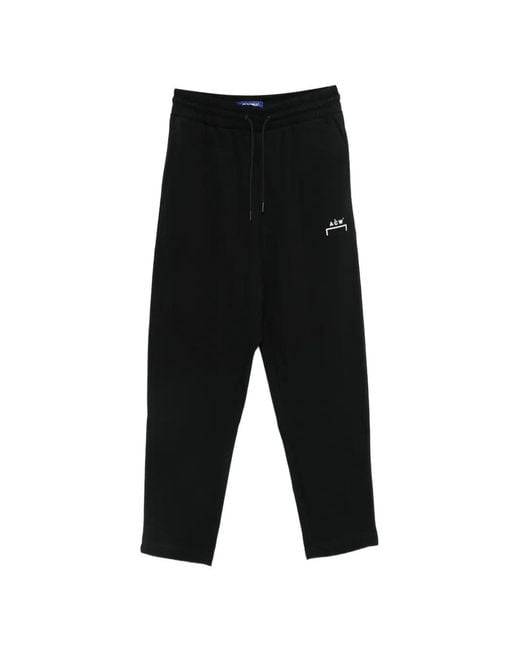 A_COLD_WALL* Black Logo-Print Track Pants for men