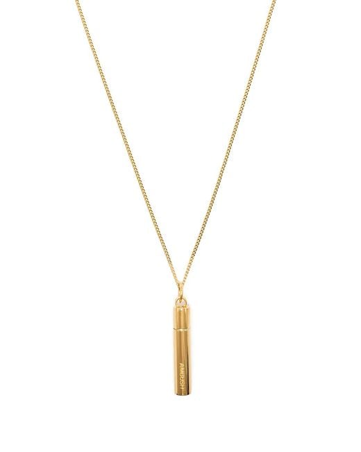 Ambush Metallic Oversized Case Pendant Necklace