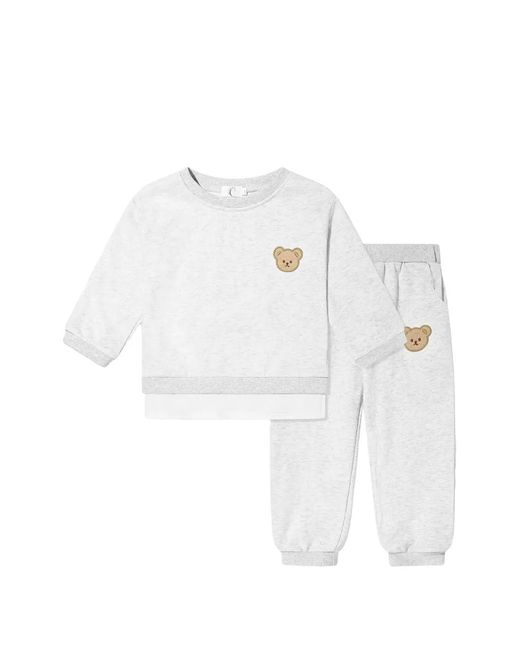 Cozy Crew Club レディース ホワイト ベア トラックスーツ