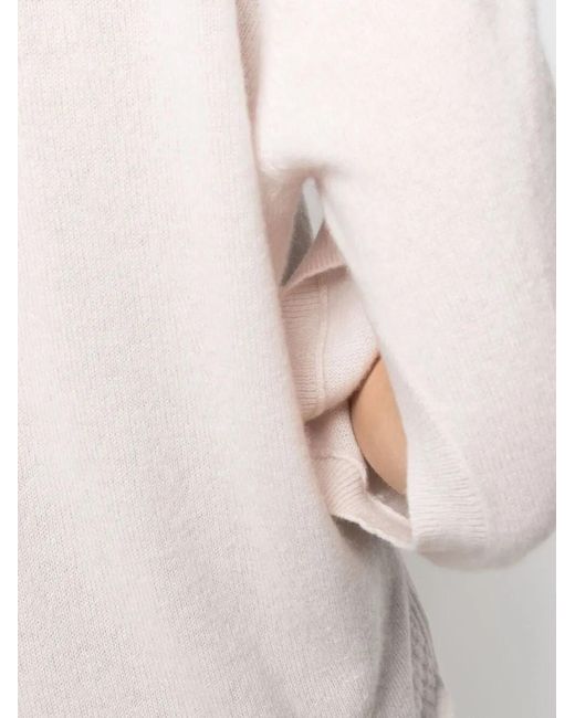 Tibi Multicolor Cashmere Cut-Out Detail Jumper