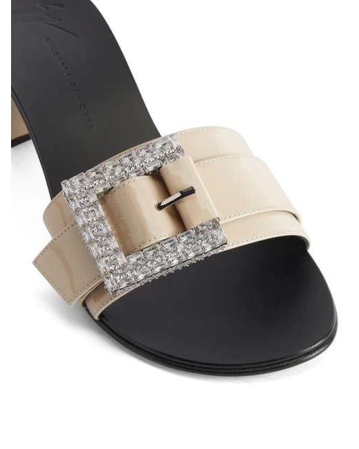 Giuseppe Zanotti Miss Buckle 40mm サンダル Black