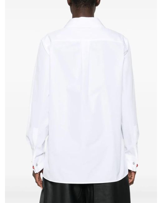 Loewe Popeline Blouse in het White