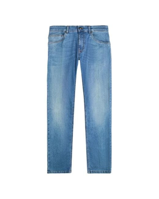Fay Blue Slim-Fit Denim Jeans for men